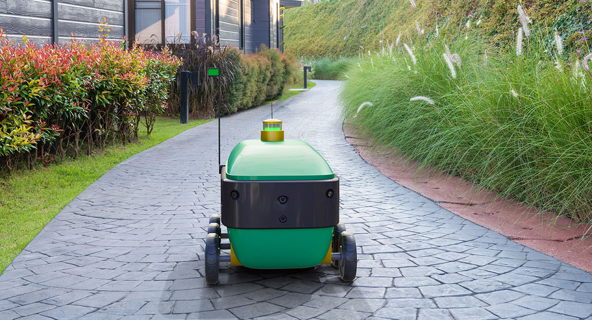 Zero-emission autonomous robots are increasingly being viewed as a possible way of delivering a greener last-mile delivery service